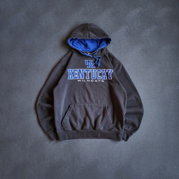 Y2K Kentucky Wildcats Black Stadium Pullover Hoodie Medium - Picture 1 of 6